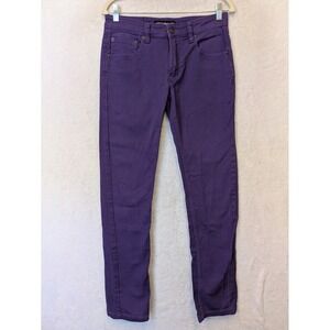 Victorious Women's Size W30 L32 Purple Skinny Jeans‎ Mid Rise Twill Pants